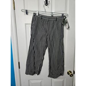 Lauren Ralph Lauren Size 8 Petite Cropped Stripped Pants NWT